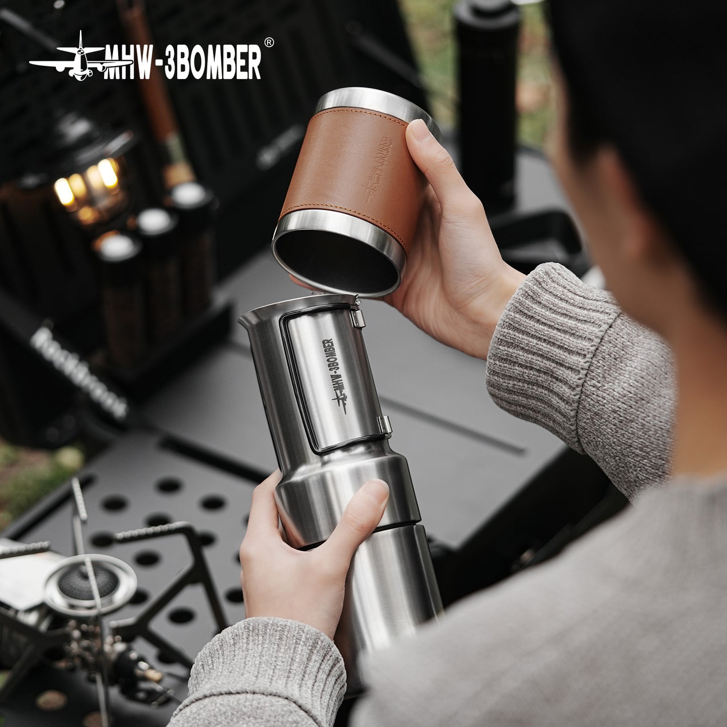 MHW-3Bomber MET Outdoor Moka Pot